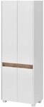 Hochschrank Cosmo perlwei&szlig; Optik B/H/T: ca. 56,9x164,5x33 cm