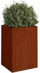 vidaXL Pflanzk&uuml;bel braun Stahl B/H/L: ca. 38x75x42 cm