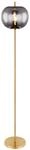 GLOBO Stehlampe messing Metall Glas H/D: ca. 160x30 cm 1 Brennstellen