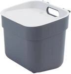 Curver Abfalleimer dunkelgrau B/H/L: ca. 18,6x20,3x25 cm