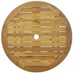 vidaXL Klapptisch braun Akazie B/H/L: ca. 70x75x70 cm