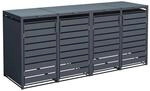 Westmann M&uuml;lltonnenbox4-fach Kubus
