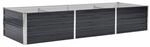 Hochbeet anthrazit Stahl B/H/L: ca. 80x45x240 cm