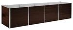 Hochbeet braun Stahl B/H/L: ca. 80x77x320 cm