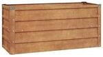 Hochbeet braun Stahl B/H/L: ca. 45x100x40 cm