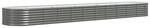 Hochbeet grau Stahl B/H/L: ca. 440x36x440 cm