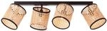 Brilliant Spot Wiley 99487/06 natur schwarz Metall Holz B/H/T: ca. 67x21x13 cm...