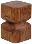 Beistelltisch natur Echtholz B/H/T: ca. 30x45x30 cm