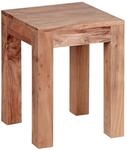 Beistelltisch natur Akazie B/H/T: ca. 35x45x35 cm