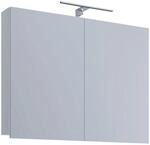 Spiegelschrank Badinos wei&szlig; B/H/T: ca. 80x62x12 cm