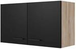 H&auml;ngeschrank Capri schwarz matt B/H/T: ca. 100x54,8x32 cm