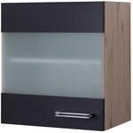 H&auml;ngeschrank Elva anthrazit strukturiert B/H/T: ca. 50x54,8x32 cm