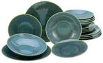 CreaTable Tafelservice Sea Breeze gr&uuml;n Steinzeug 18 tlg.