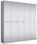 Garderobenschrank Mirror wei&szlig; B/H/T: ca. 185x191x34 cm