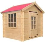 Timbela Kinderspielhaus M570R rot B/H/L: ca. 114x121x111 cm