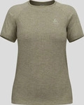 Odlo 313941-40457-L, Odlo Essential Seamless Lauf-T-Shirt f&uuml;r Damen, L, gr&uuml;n
