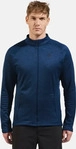 Odlo 542562-21075-S, Odlo Tencia Mid Layer Full-Zip f&uuml;r Herren, S, blau