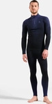 Odlo 196282-21119-XL, Odlo Blackcomb Base Layer Half-Zip f&uuml;r Herren - Skilanglauf,