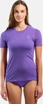 Odlo 112061-21121-L, Odlo Merino 160 Base Layer T-Shirt f&uuml;r Damen, L, lila