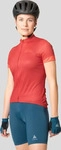 Odlo 411961-30847-M, Odlo Essential Rad-Shirt mit Stehkragen mit Print Full-Zip f&uuml;r