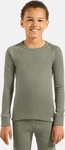Odlo 159229-10876-116, Odlo Active Warm Base Layer Shirt f&uuml;r Kinder - Wandern, Ski &