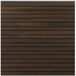GrojaSolid Rhombus Steckzaun-Set Walnuss co-extrudiert 180x180cm