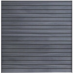 GrojaSolid Rhombus Steckzaun-Set Steingrau co-extrudiert 180x180cm