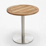 Niehoff Bistro Tisch rund 95cm, Teak recycelt