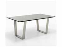 Niehoff Noah Tisch 180cm, Trapezkufe, Tischplatte HPL Beton-Design