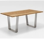 Niehoff Noah Tisch 220cm, Trapezkufe, Tischplatte Teak-ge&ouml;lt