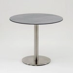 Niehoff Bistro Tisch rund 70 cm, HPL Beton-Design