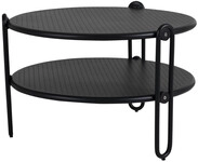 Brafab Blixt Loungetisch Aluminium schwarz, 65cm