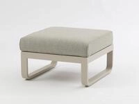 Zebra Fly Lounge Hocker light taupe