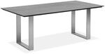 Niehoff Noah Tisch 180cm, Profilkufe, Tischplatte HPL Beton-Design