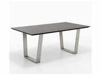 Niehoff Noah Tisch 160cm, Trapezkufe, Tischplatte HPL Granit-Design