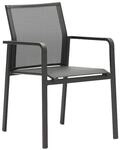 Zebra Bee Sessel graphite Armlehnen Aluminium
