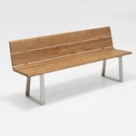 Niehoff Nova Massivholzbank 160cm, Teak-ge&ouml;lt