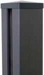 GrojaLumino 7x7x240cm Pfosten - anthrazit inkl. Kappe(einbetonieren)