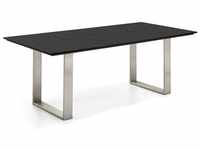 Niehoff Noah Tisch 220cm, Profilkufe, Tischplatte HPL Granit-Design
