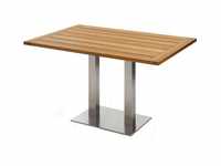 Niehoff Bistro Tisch rechteckig 140x95cm, Teak geölt