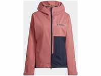 Adidas Multi RAIN.RDY 2.5-Layer Rain Jacket Damen Wetterschutzjacke rosa,wonred...