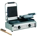 Bartscher Kontaktgrill 3600 2GR, 2 Grilleinheiten, Grillfl&auml;che oben gerillt,...