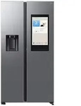 Samsung Side-by-Side mit View Inside und Wassertank, 614 l, Edelstahl, EEK:E,