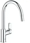GROHE BauLoop 30543000 Einhand-Sp&uuml;ltischbatterie, herausziehbar, hoher Auslauf,
