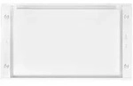Novy Deckenhaube Pureline 90 cm wei&szlig; mit LED und Cubic Motor 6831 inkl. 5-Jahre
