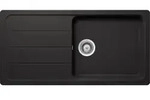 Schock Einbausp&uuml;le Fomhaus D-100L A Nero - Auflagesp&uuml;le