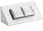 Thebo Steckdosenelement Mira WA1 Edelstahl 7053048