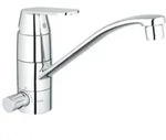 GROHE Eurosmart Cosmopolitan 31161000 Einhand-Sp&uuml;ltischbatterie, flacher Auslauf, DN