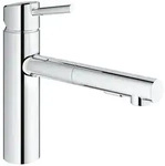 GROHE Concetto 30273001 Einhand-Sp&uuml;ltischbatterie, herausziehbar, mittelhoher
