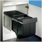 WESCO&reg; Abfallsammler Double Master, anthrazit 8012086